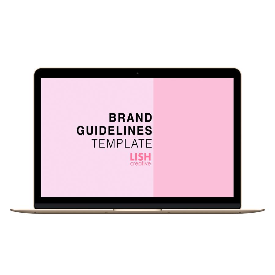 brand guidelines template lish creative