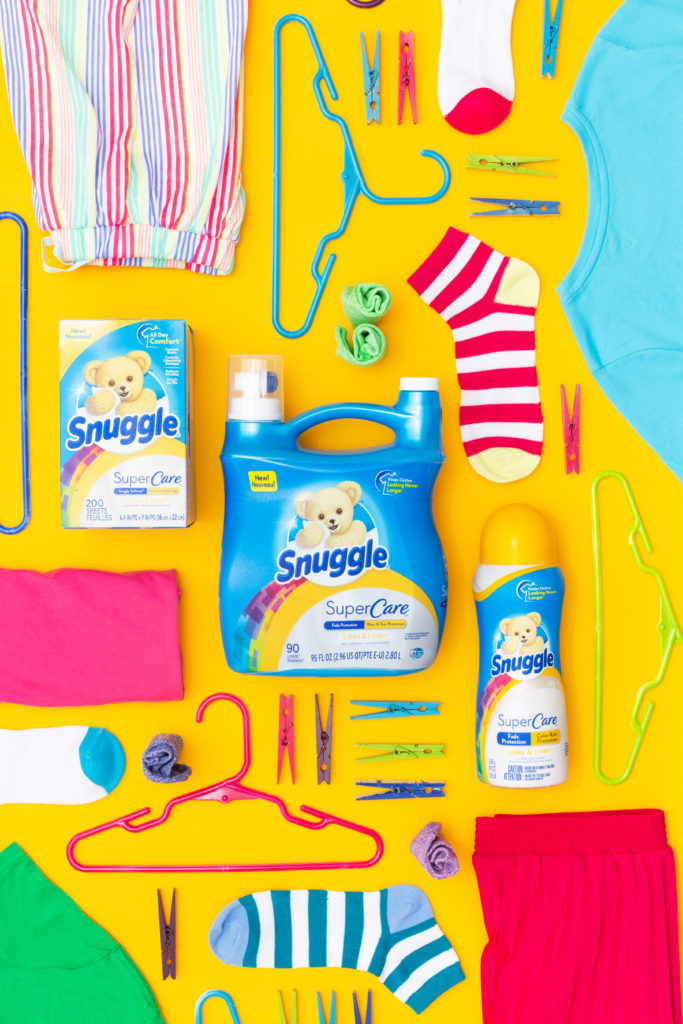 Snuggle laundry detergent product marketing