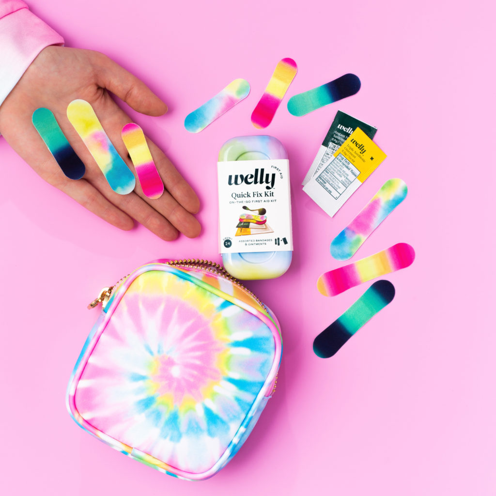 Welly tie dye bandages carrier kit