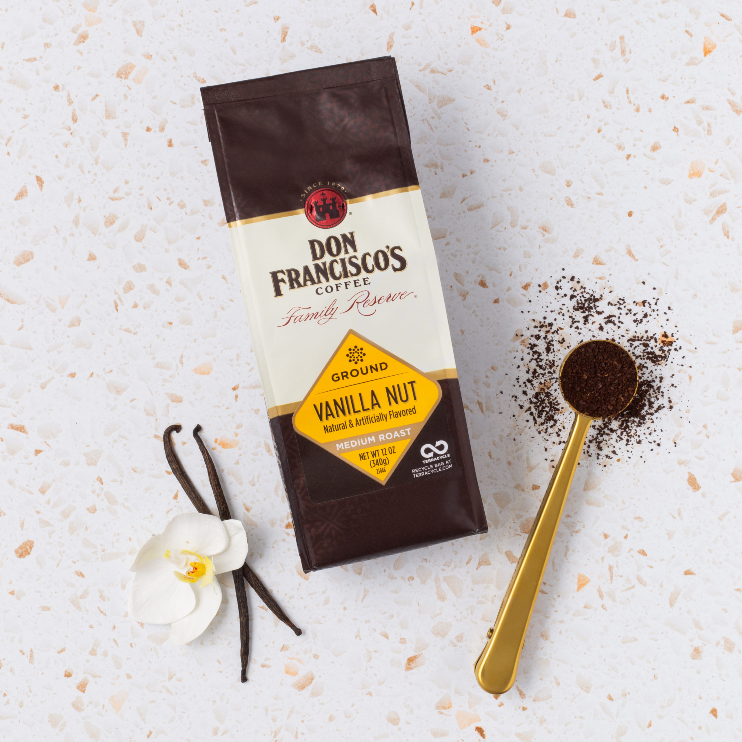 Don Francisco's Vanilla Nut Medium Roast Coffee - Single Serve