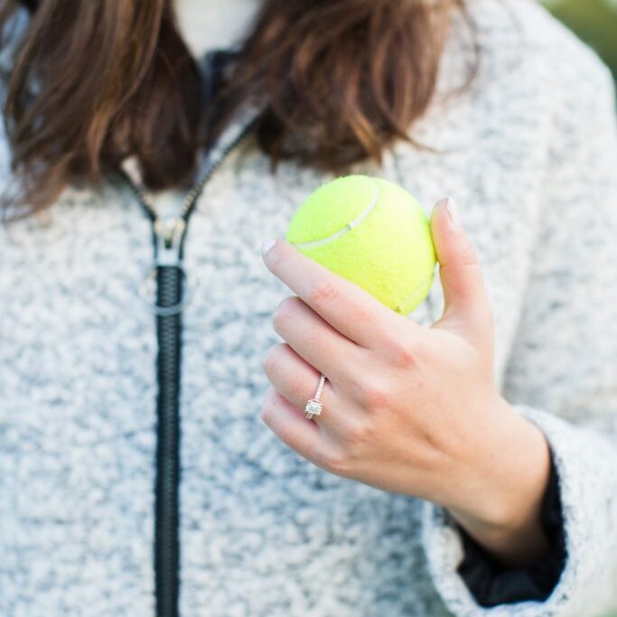 tennis+proposal+&+engagement